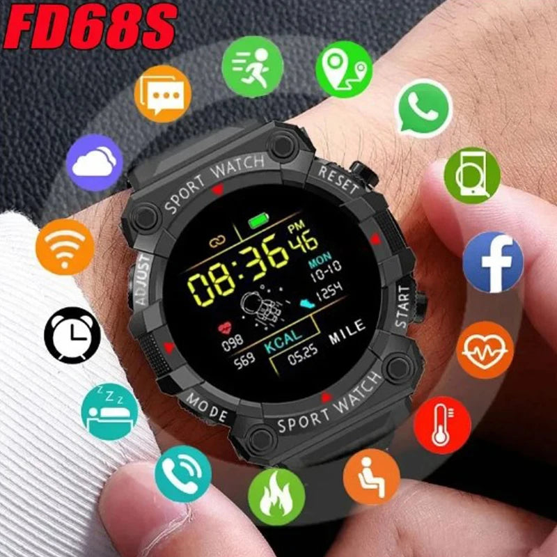 Smart Watch Fitness Tracker com Monitor de Frequência Cardíaca