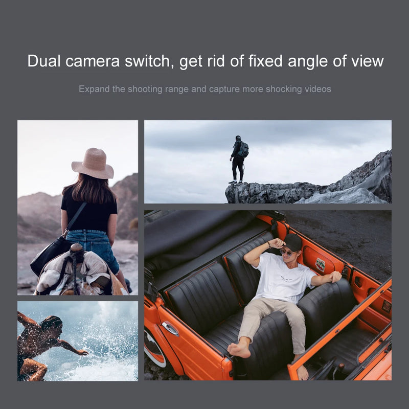 Drone XT6 com Câmera 4K - Quadcopter Dobrável com Duas Lentes
