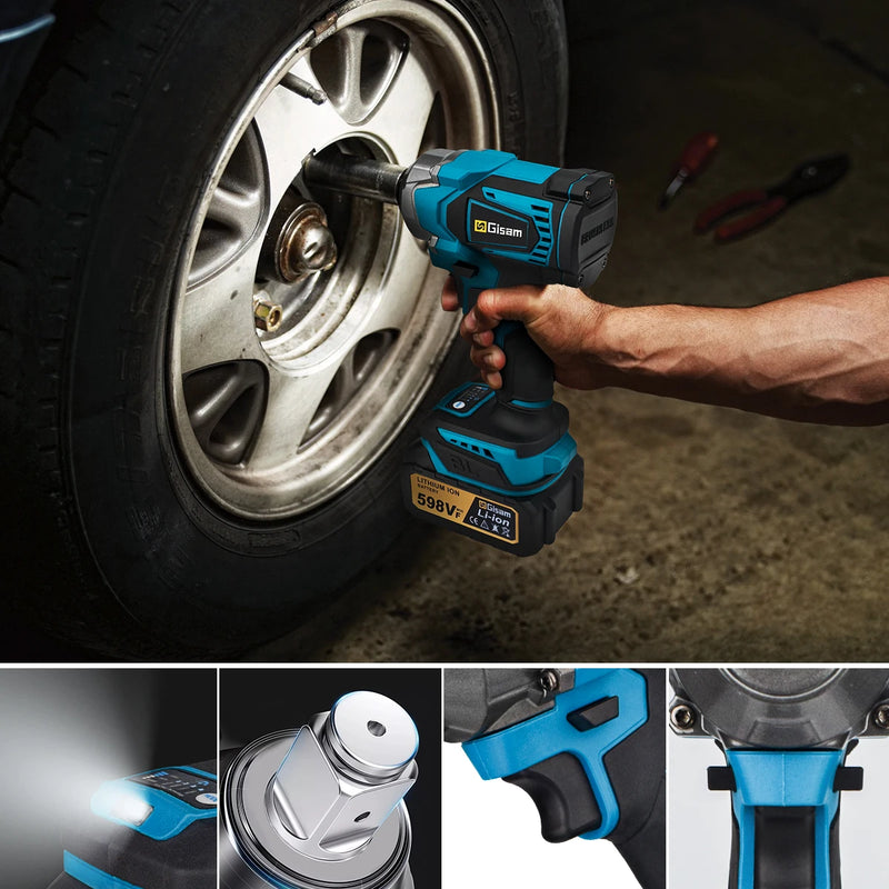 Chave de Impacto Elétrica Brushless 1200N.M